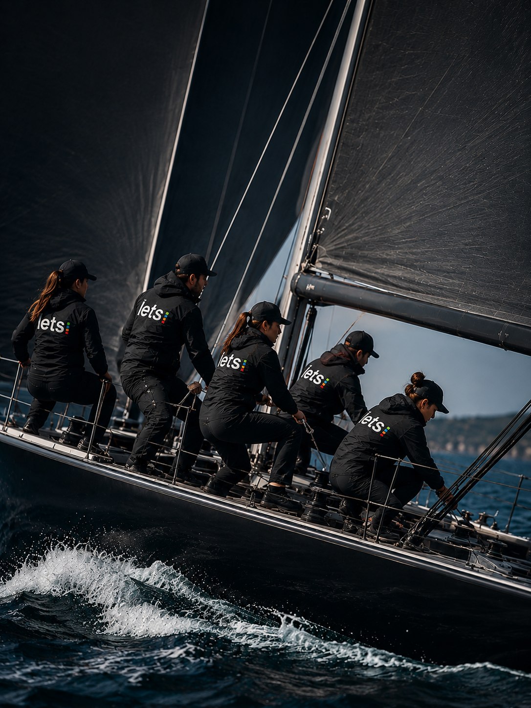 Grupo Lets team sailing